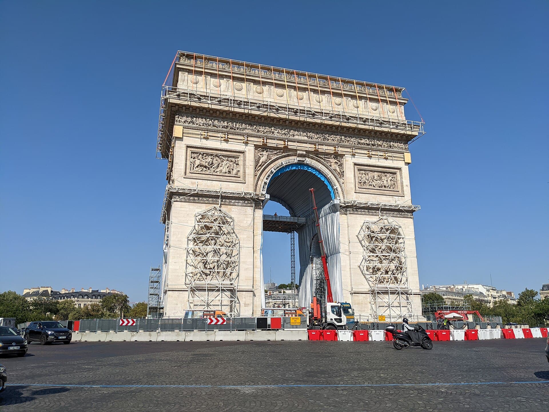 Wrapped at Last: Christo's Arc de Triomphe Dream Comes True