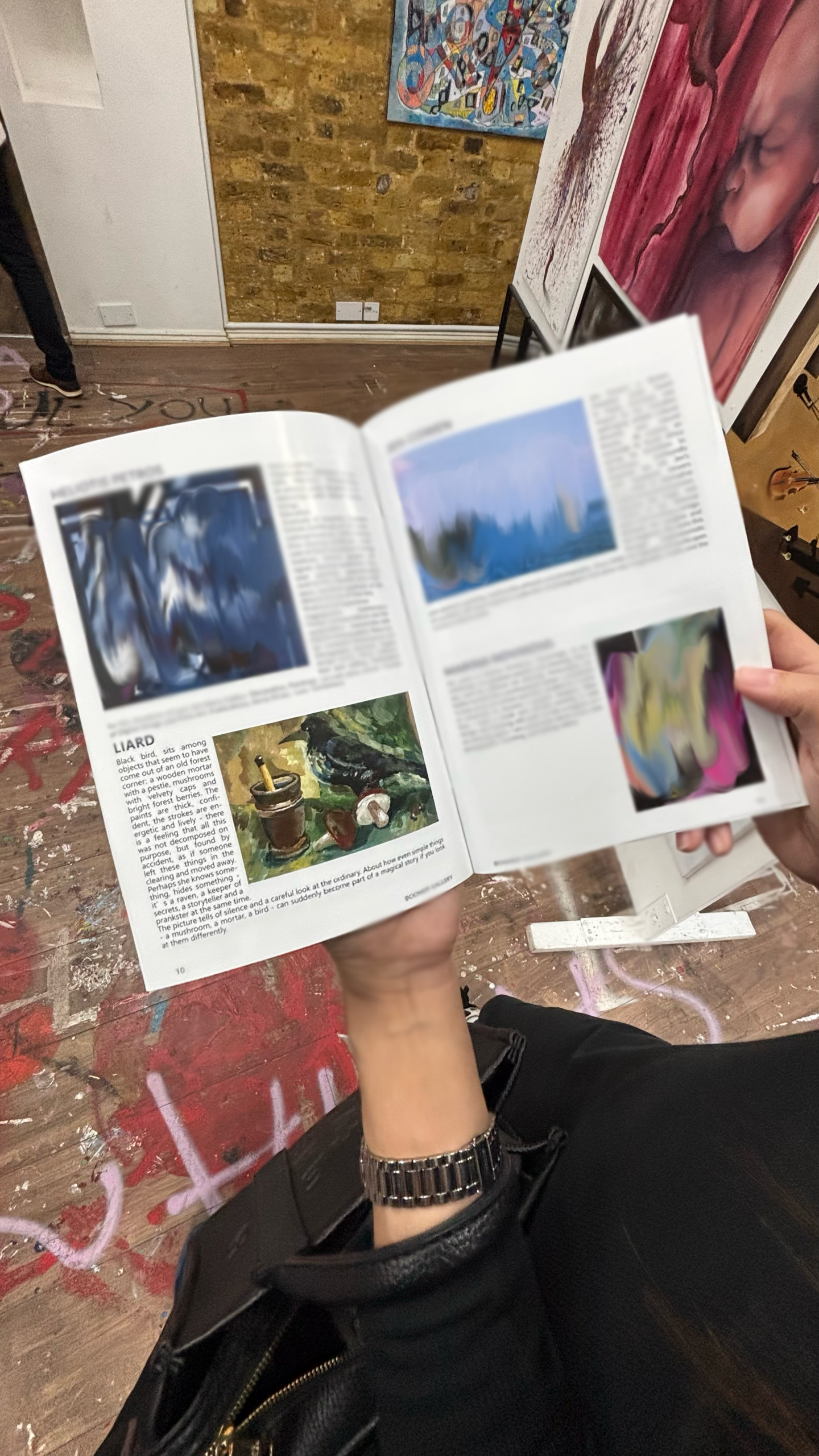 Photo of The Guard of the booklet,  Forest Mystery and Beetles and the Riddle of Lost Time at the exhibition